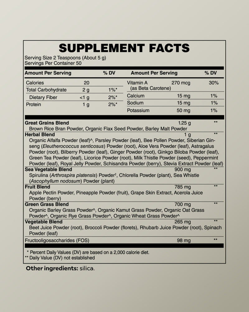 Greens Powder for Superfood Nutrition
